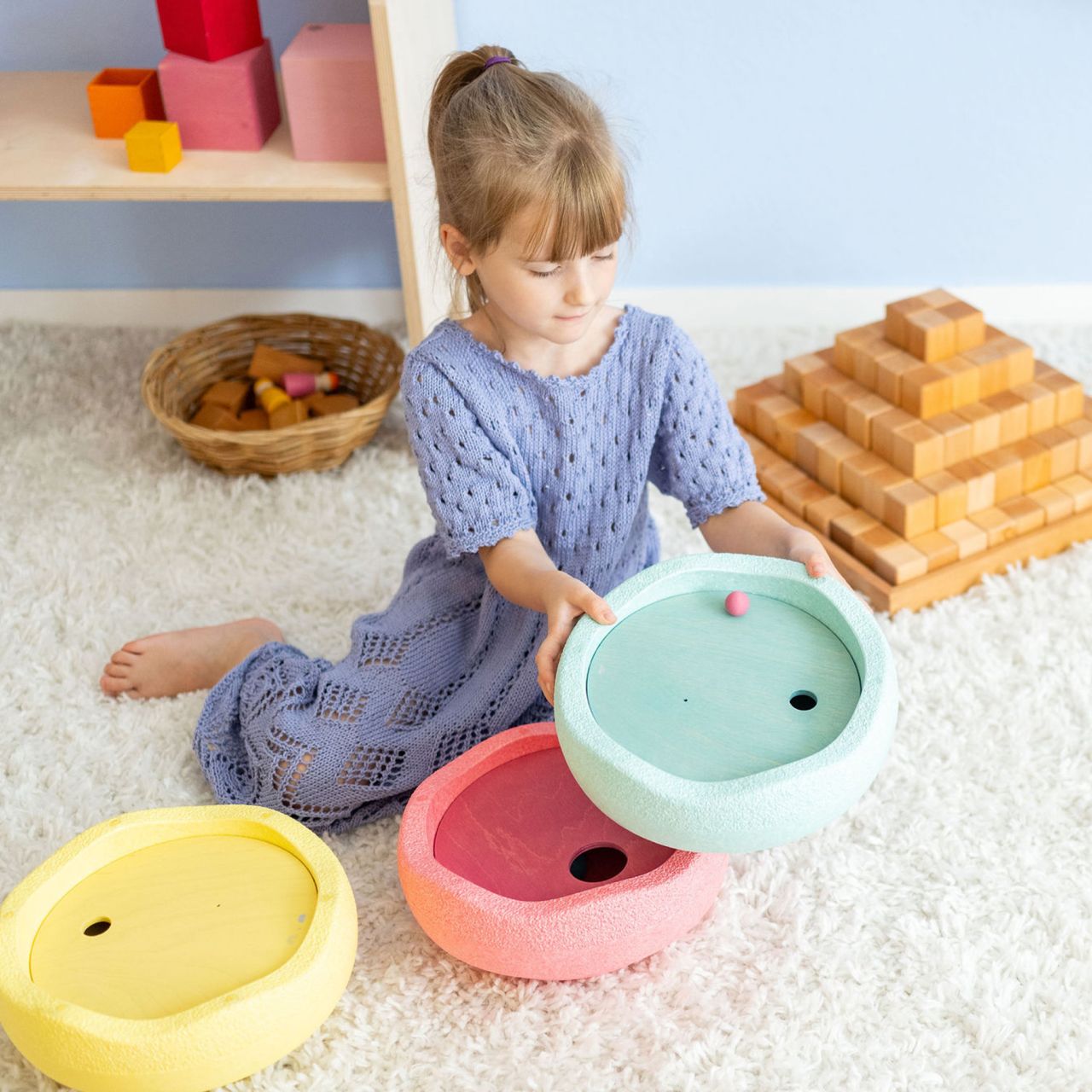 GRIMM'S x Stapelstein® Set Cool Pastel