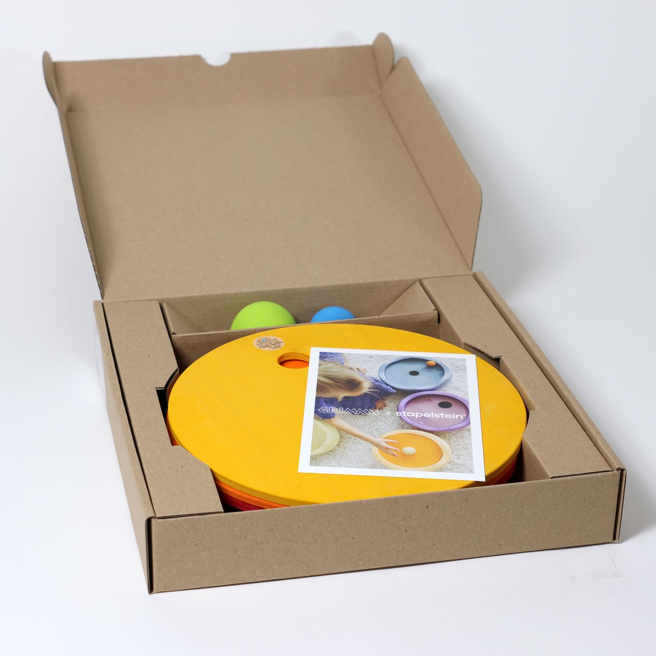 GRIMM'S x Stapelstein® Set Warm Rainbow