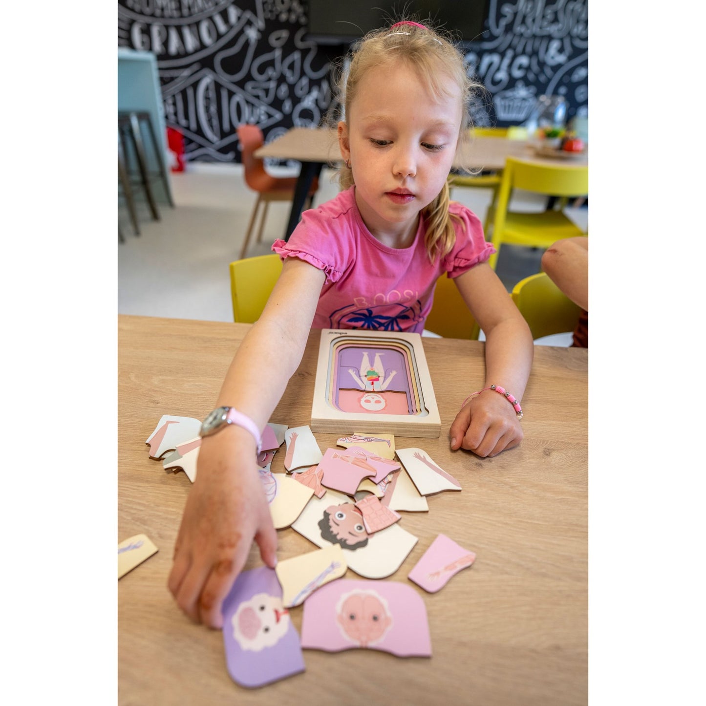 Puzzle a strati - Corpo umano - ragazzo