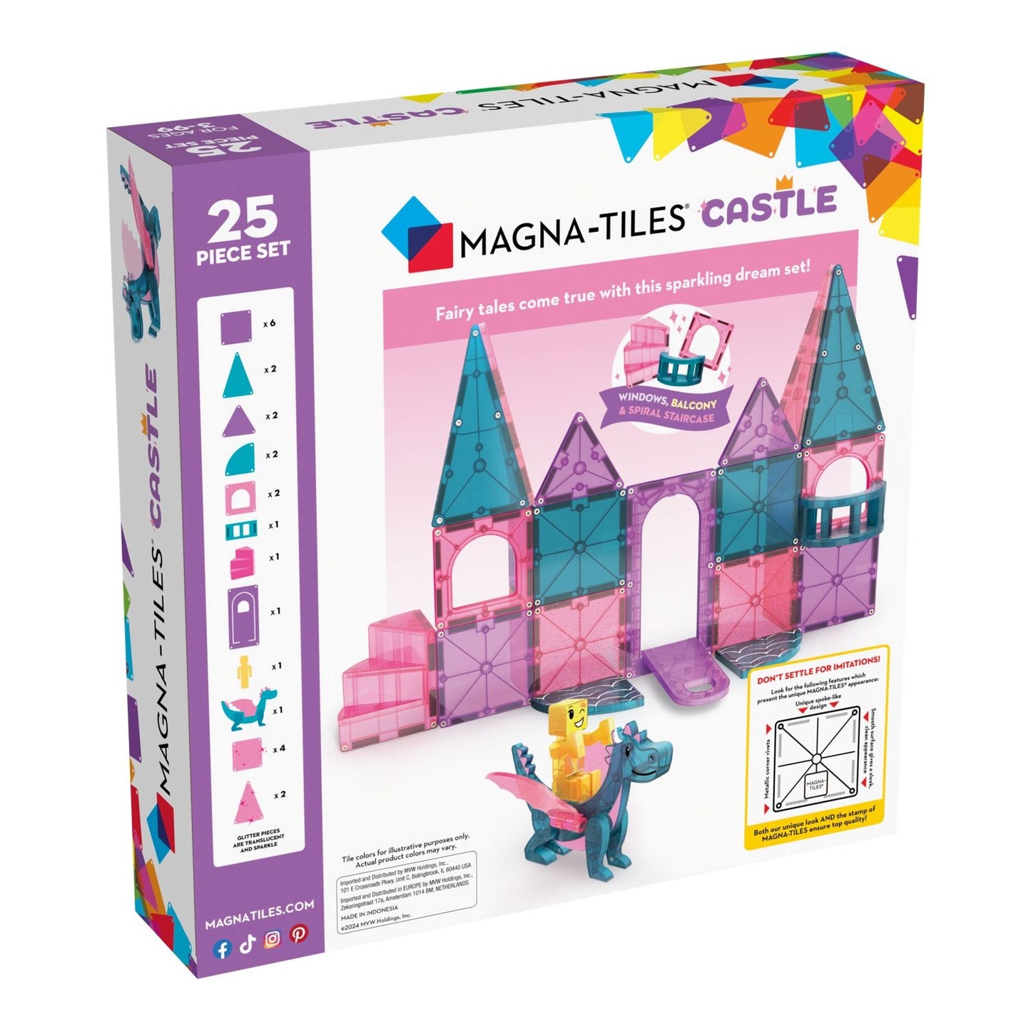 Castello - costruzioni magnetiche 25 pezzi