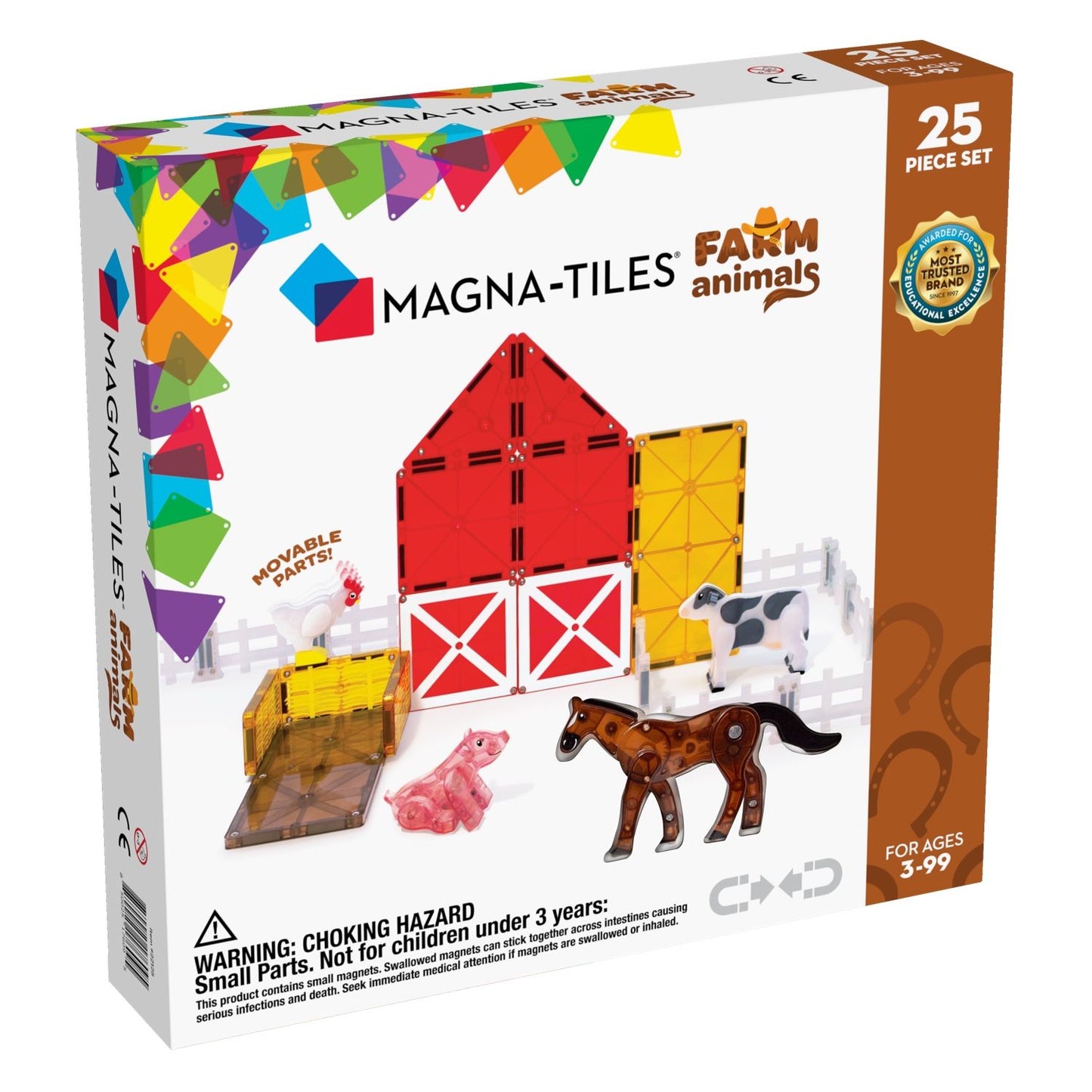 Animali della Fattoria - costruzioni magnetiche 25 pezzi