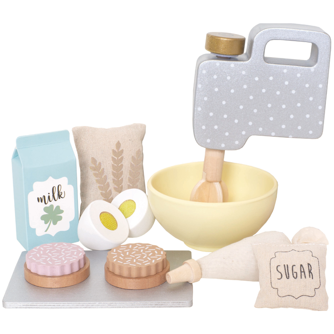 Set pasticceria in legno