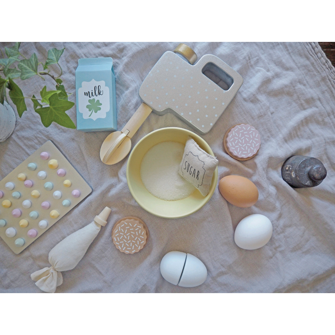 Set pasticceria in legno