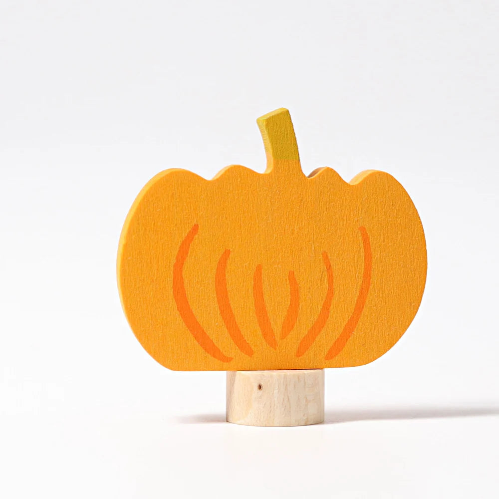 Figura decorativa in legno - Zucca