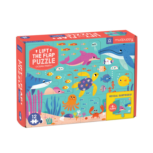 Heben Sie das Klappenpuzzle an – Ocean Party