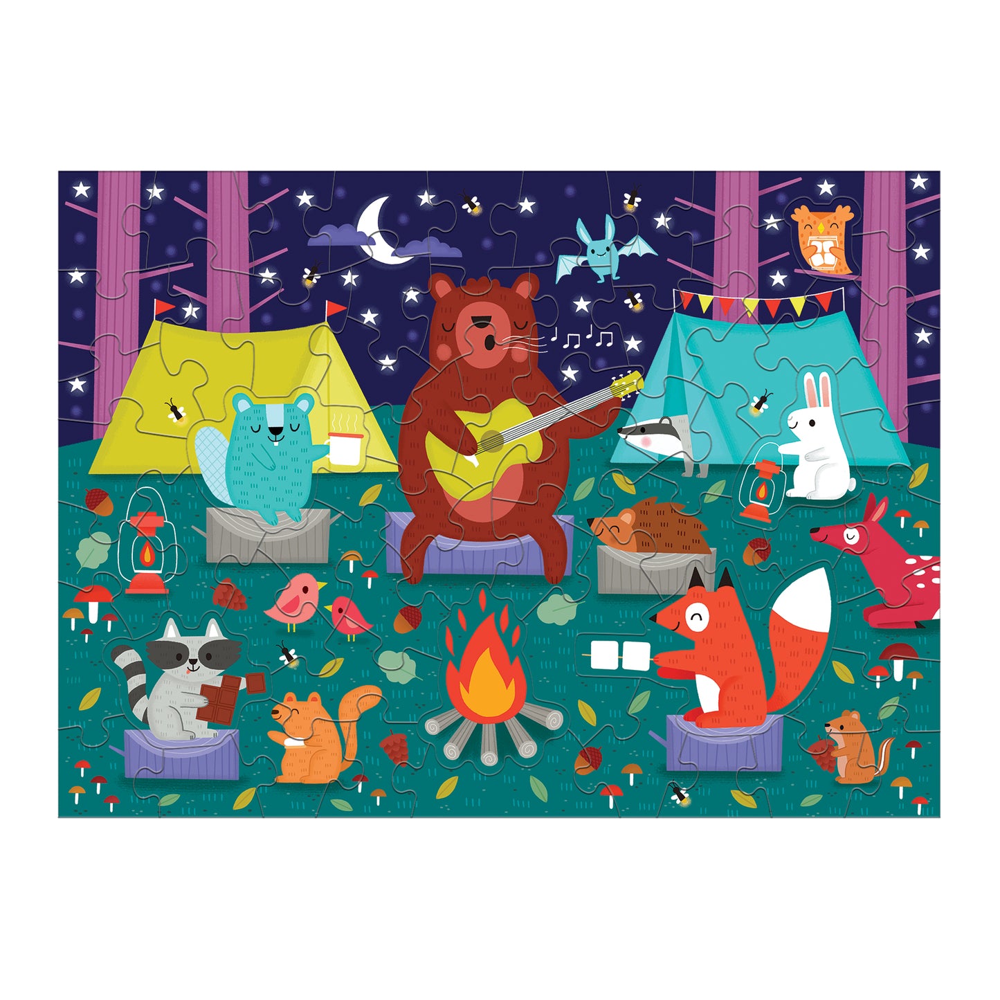 Scratch & Sniff Puzzle - Campfire Friends