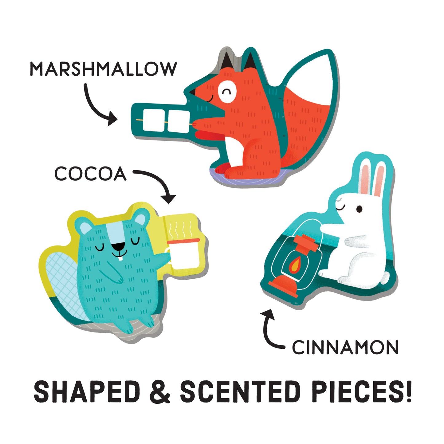 Scratch & Sniff Puzzle - Campfire Friends