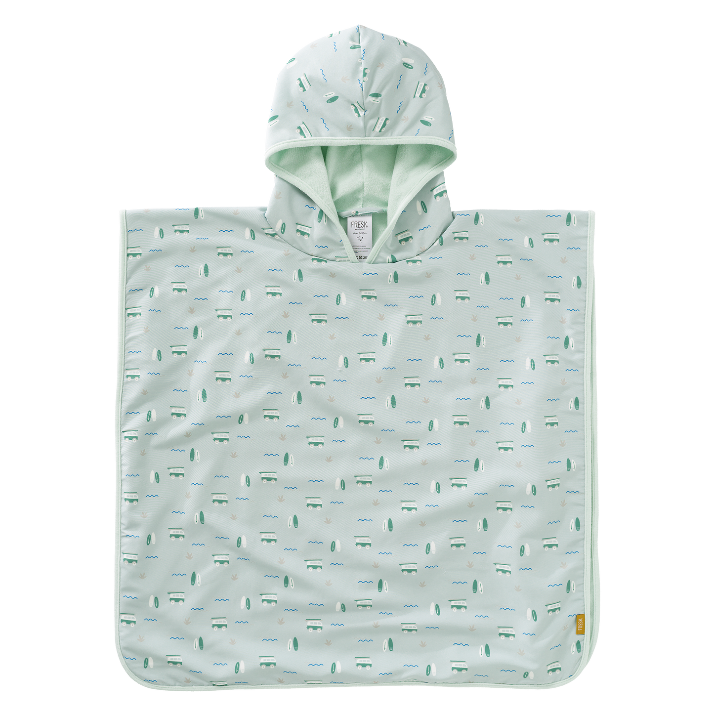 Poncho da spiaggia - protezione UPF 50+ Surf turquoise