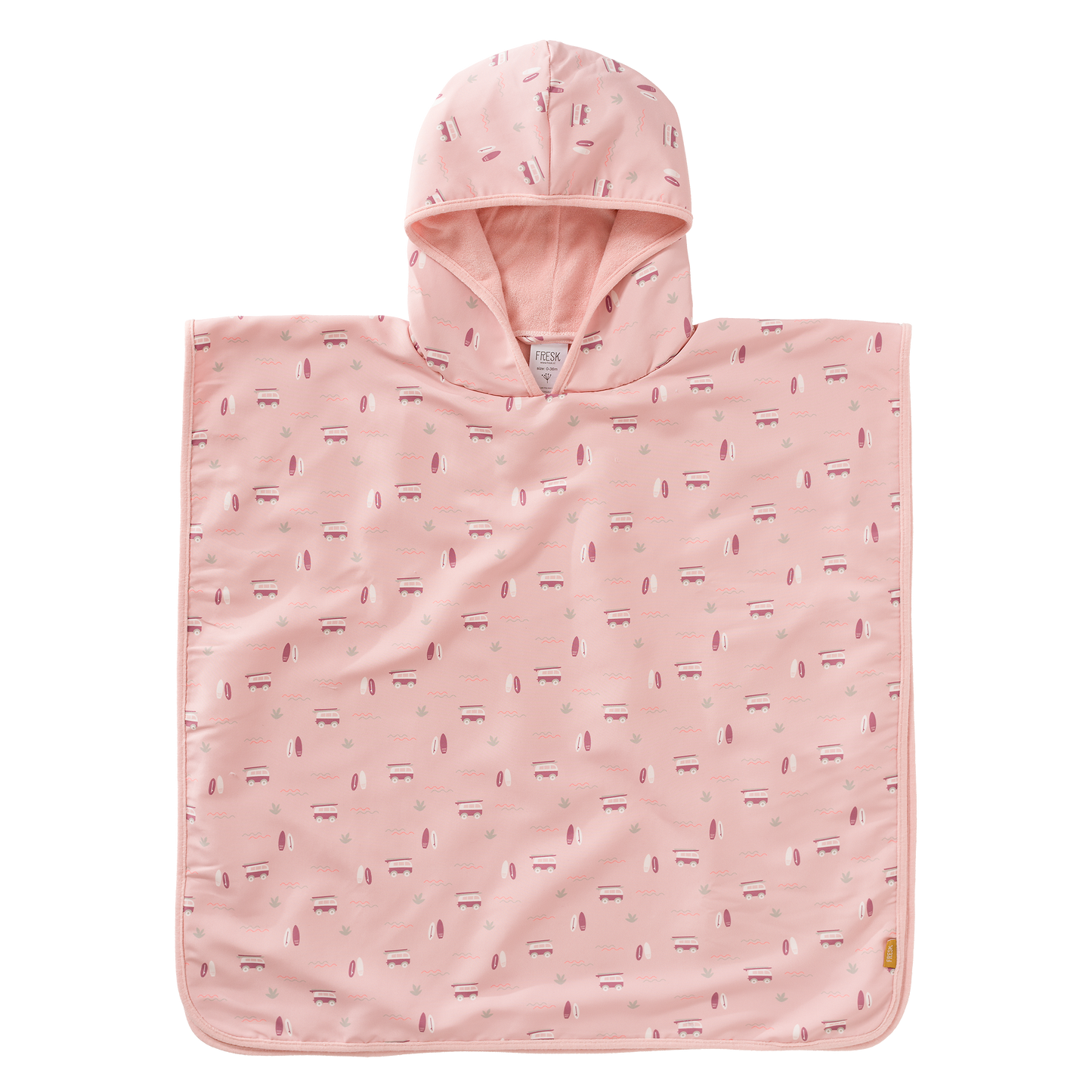 Poncho da spiaggia - protezione UPF 50+ Surf rose