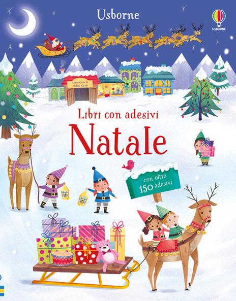 Libri con adesivi Natale con oltre 150 adesivi