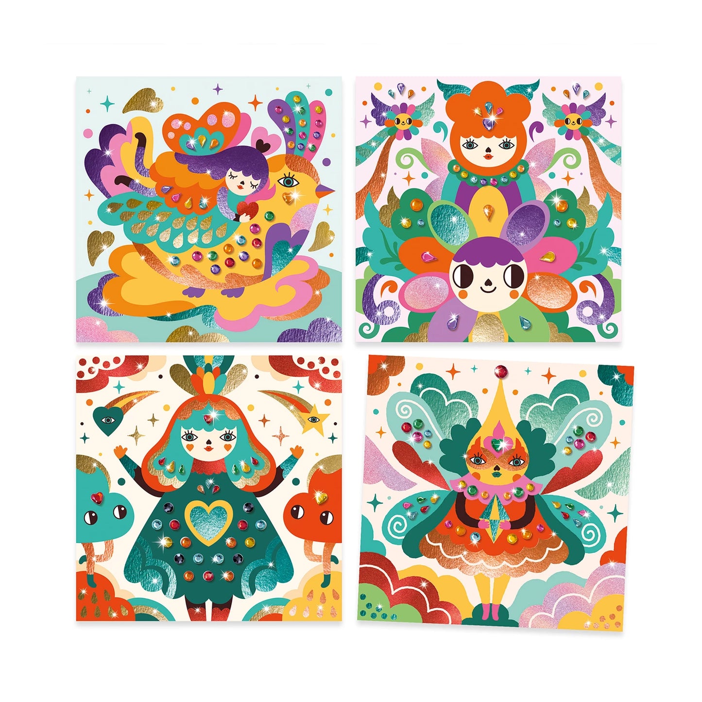 Quadro in metallo e strass - Armonia