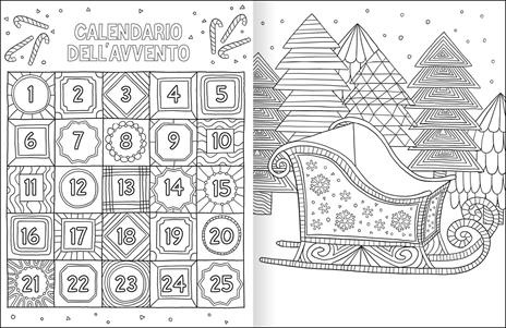 Libro da colorare Natale Scintillante. Con 750 brillantini adesivi