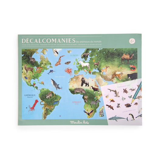 Decalcomanie - Animali del mondo