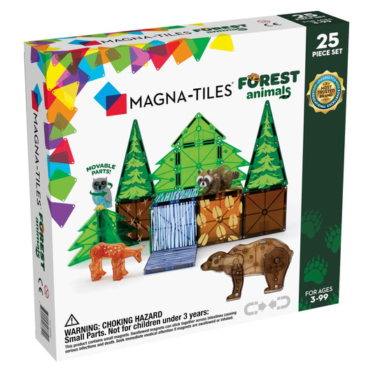 Animali della Foresta - costruzioni magnetiche 25 pezzi