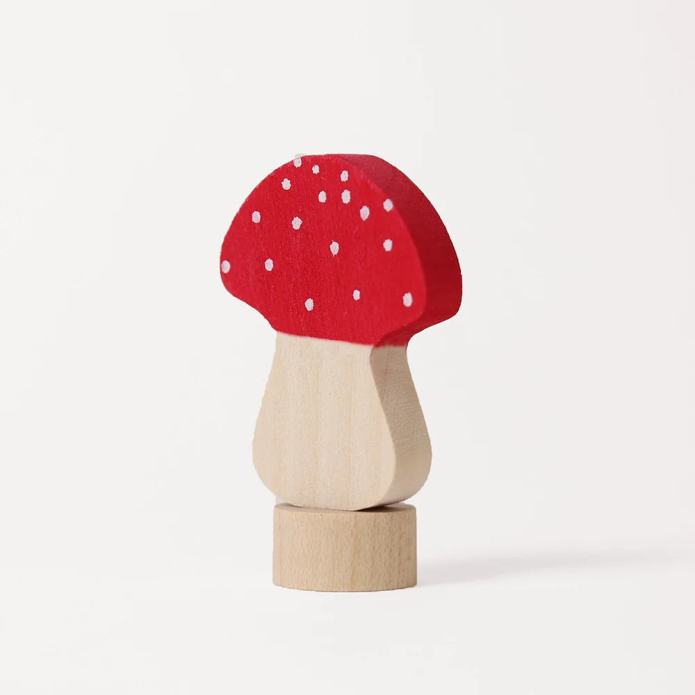 Figura decorativa in legno - Fungo