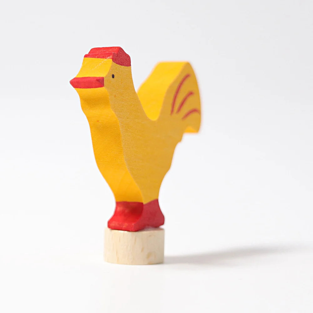 Figura decorativa in legno - Gallo
