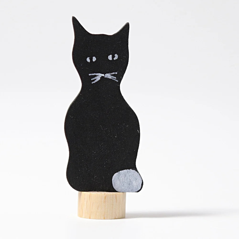 Figura decorativa in legno - Gatto