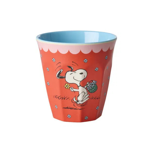 Bicchiere in melamina Snoopy - Rosso