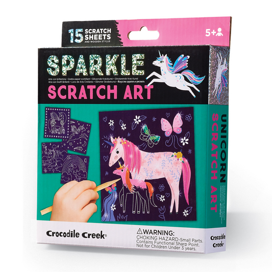 Sparkle Scratch Art - Unicorno