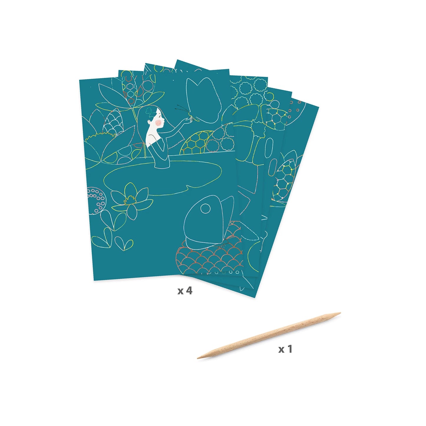 Carte da grattare - Lo stagno