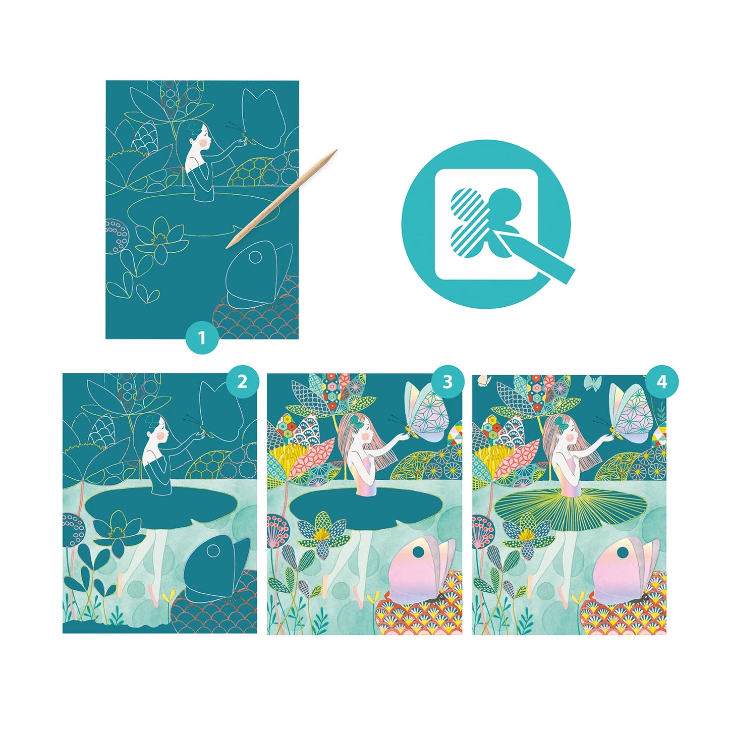 Carte da grattare - Lo stagno