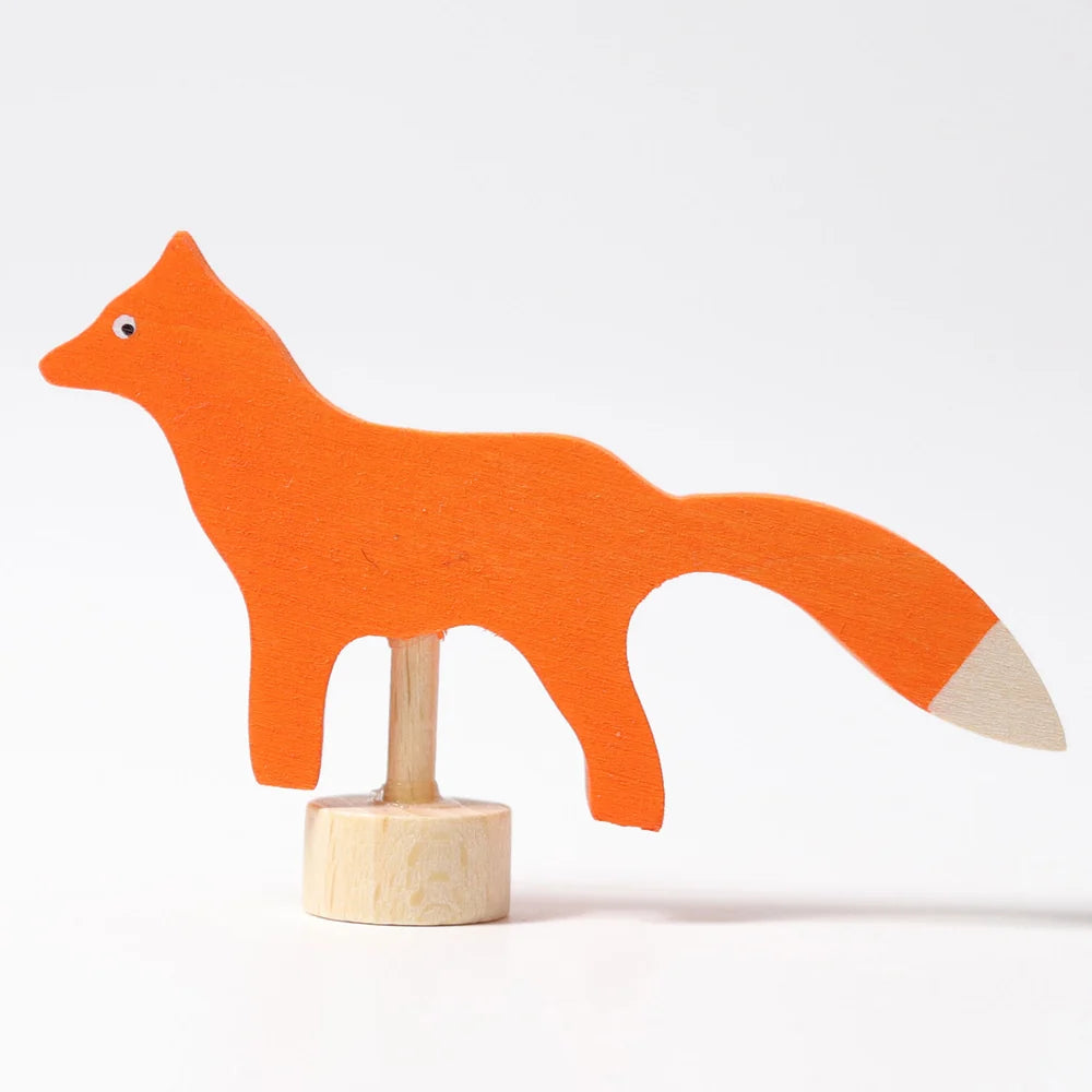 Figura decorativa in legno - Volpe
