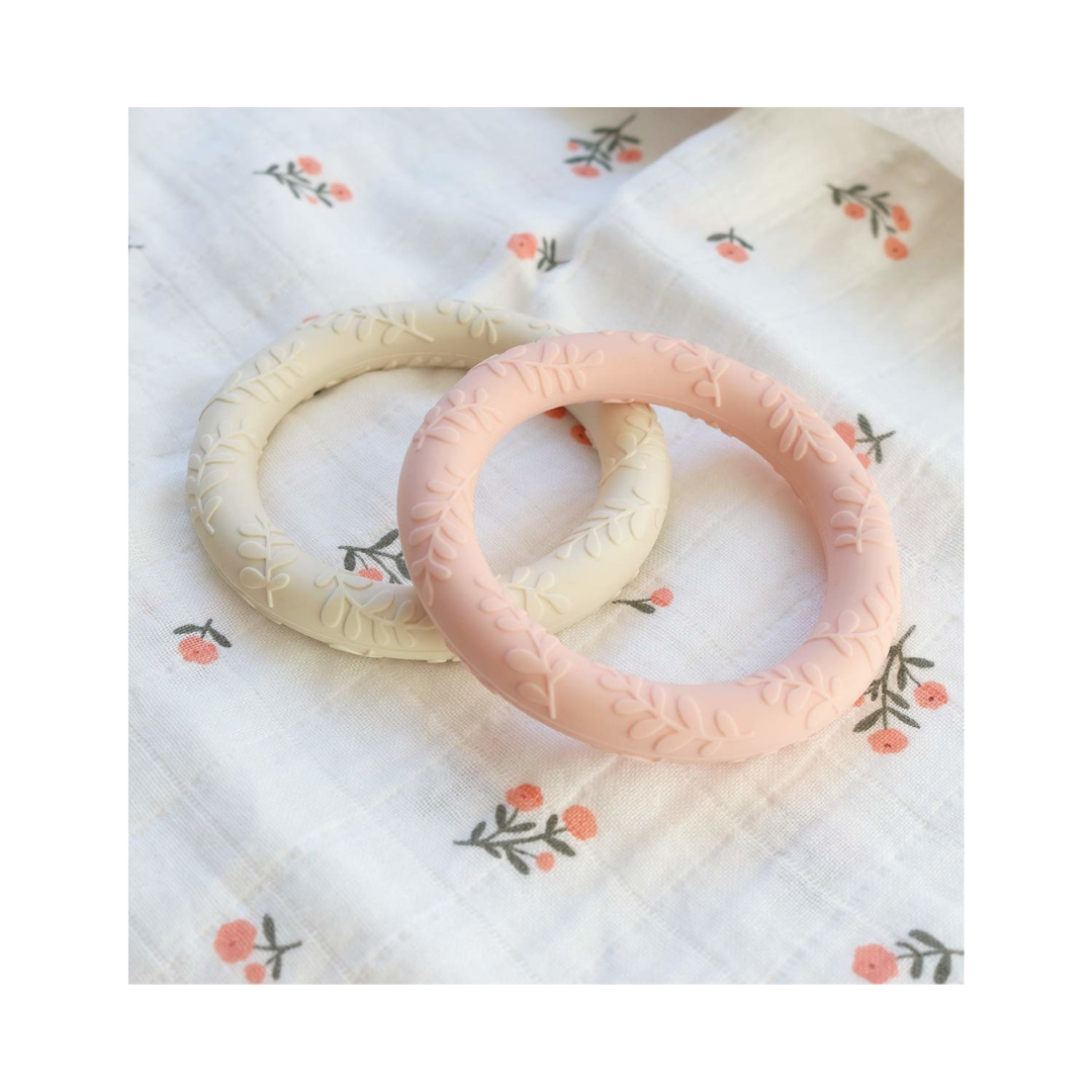 Anello Da Dentizione Renna Manuffi – Morbido Giocattolo In Peluche Per Neonati, 12 Cm